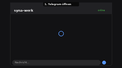 Animation: Telegram-Bot starten